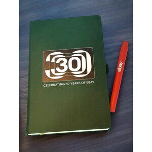 Castelli Green Journal Celebrating 30 Years Of feeBay Made In Italy With Red Pen